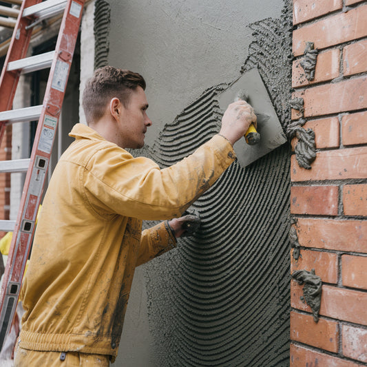 Concrete or Cement Accent Wall