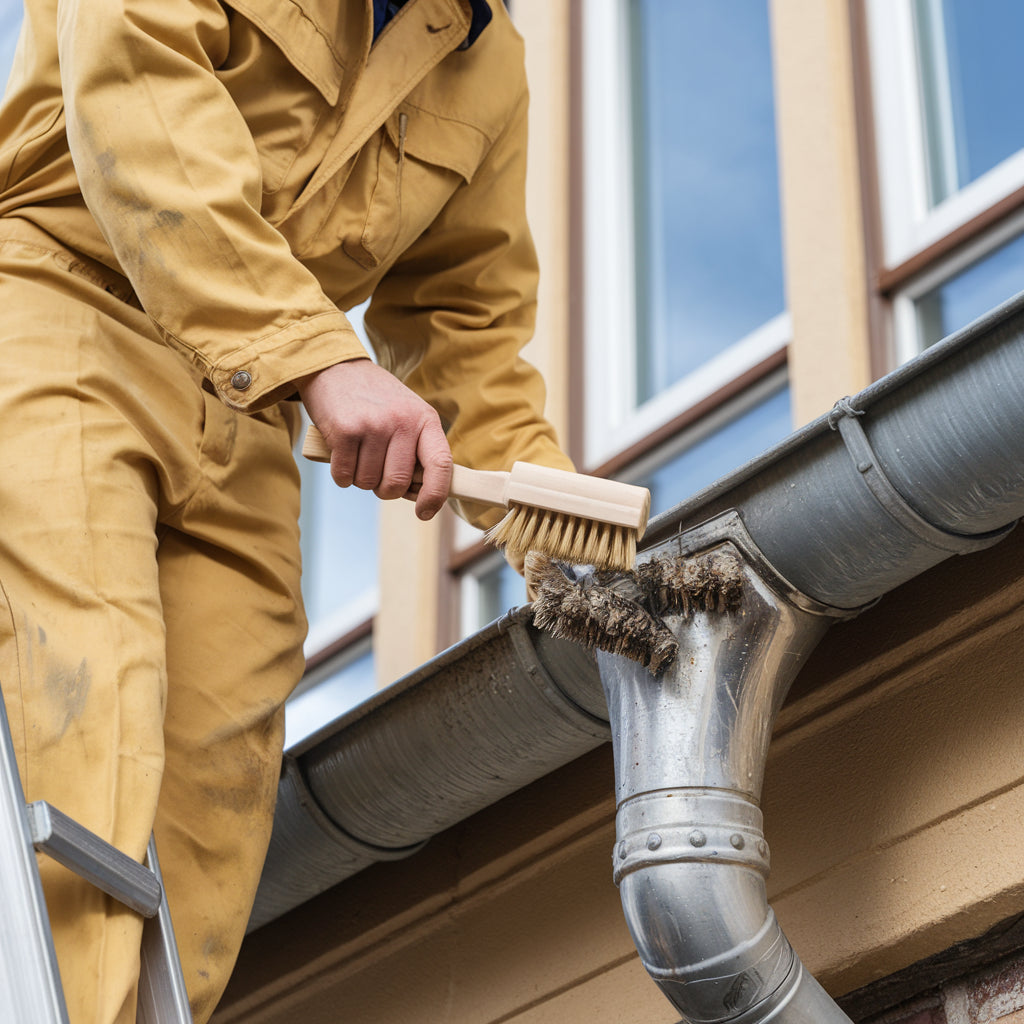 Downspout cleaning