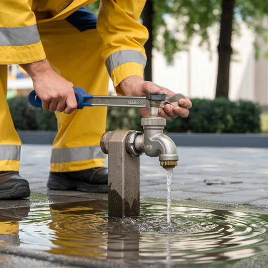 Fixing leaking outdoor spigot