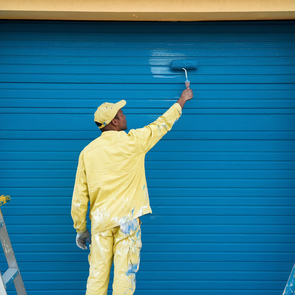 Garage doors painting