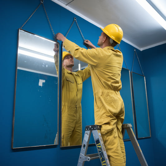 Hanging mirrors