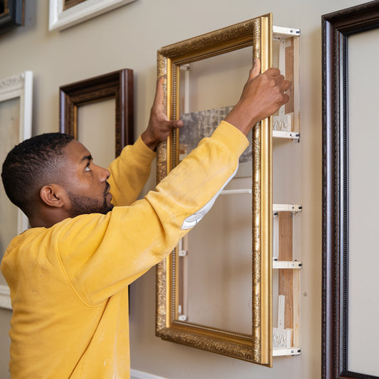 Mounting picture frames