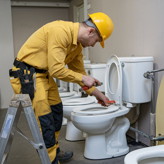 Repairing a toilet