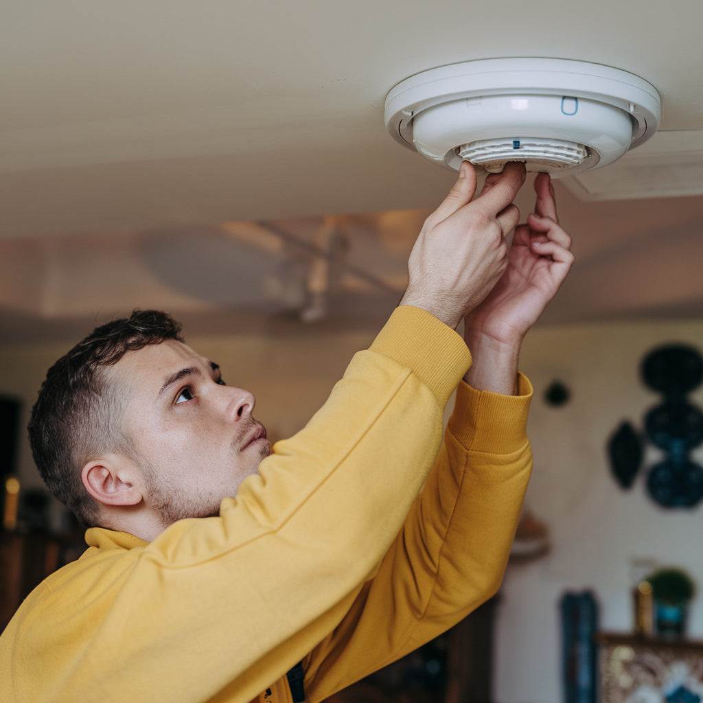 Replace smoke detector batteries