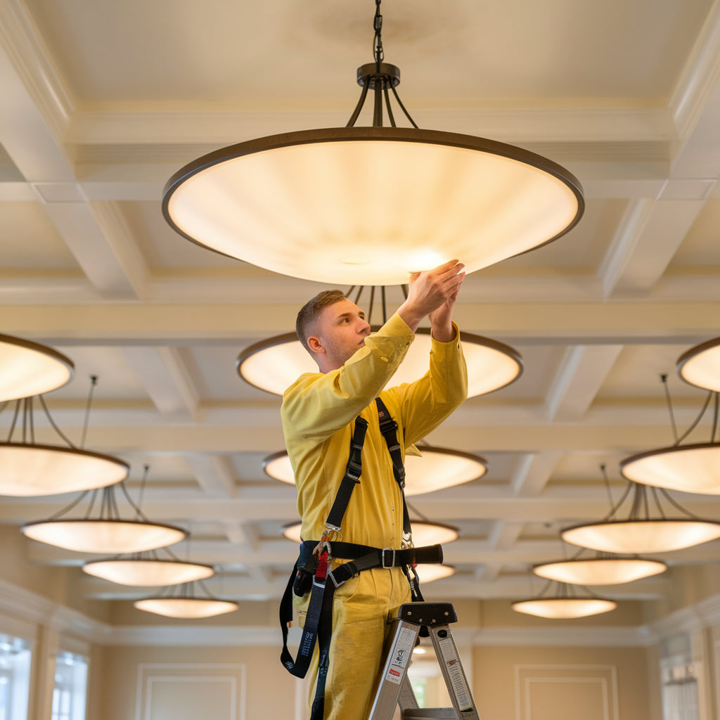 Replacing a light fixture