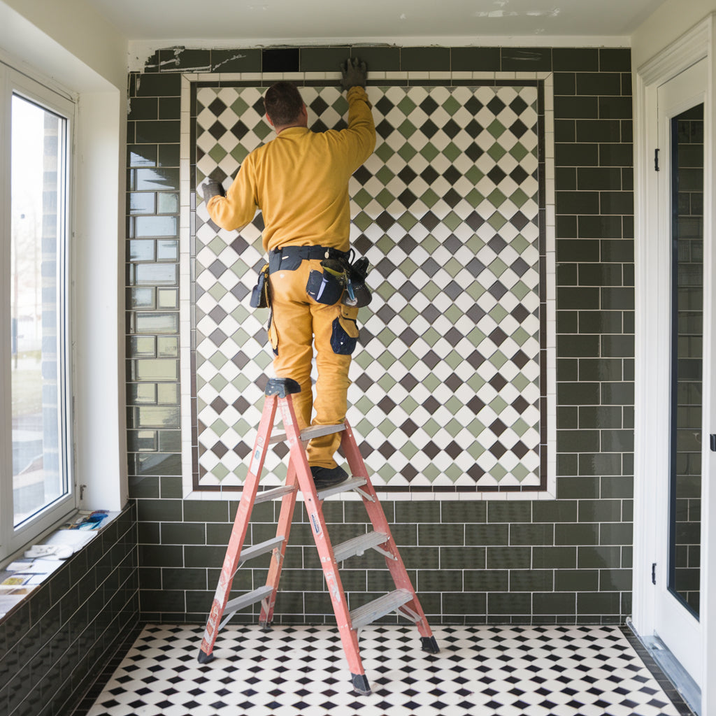 Tile Accent Wall Installation