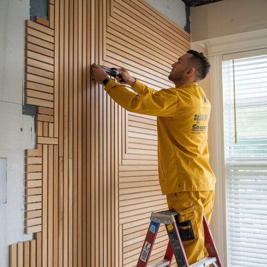 Wood Accent Wall Installation